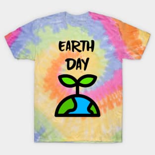 EARTH Day Celebration Save Our Planet Black T-Shirt